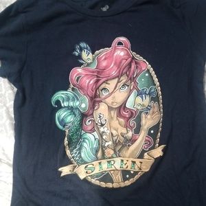 The Little Mermaid (Ariel) Pin-Up tee